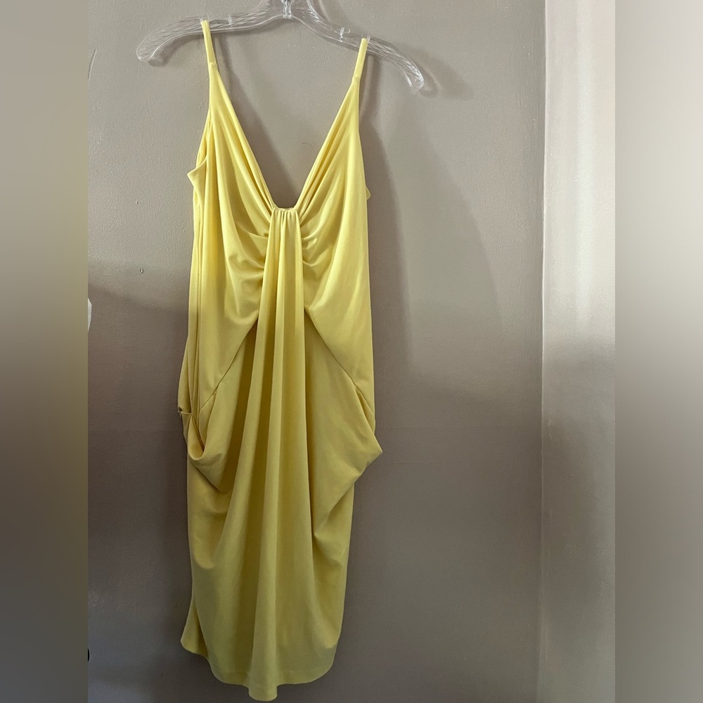 Blush Yellow Draped Dress